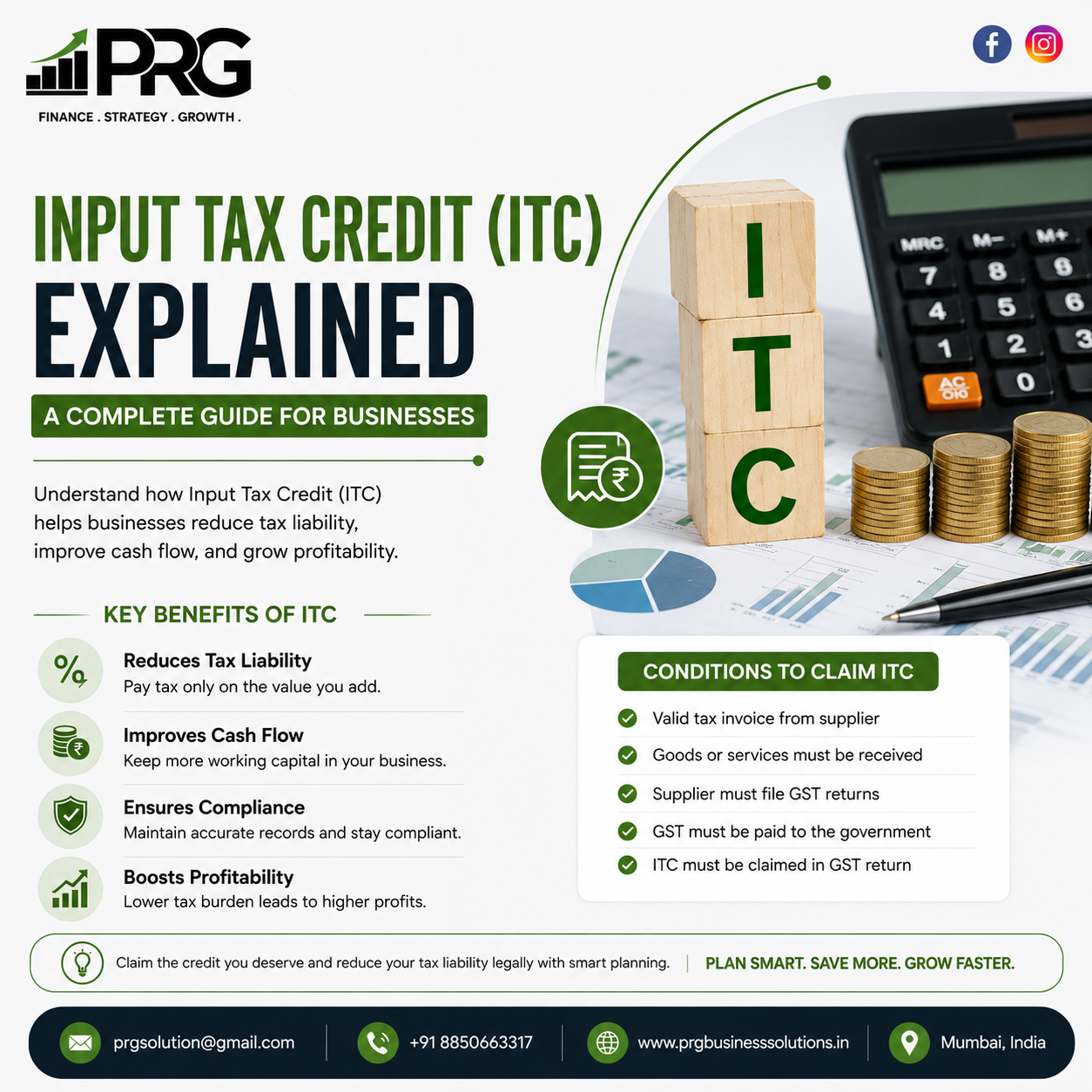 Input Tax Credit (ITC) Explained: Complete Guide to GST ITC for Businesses in India